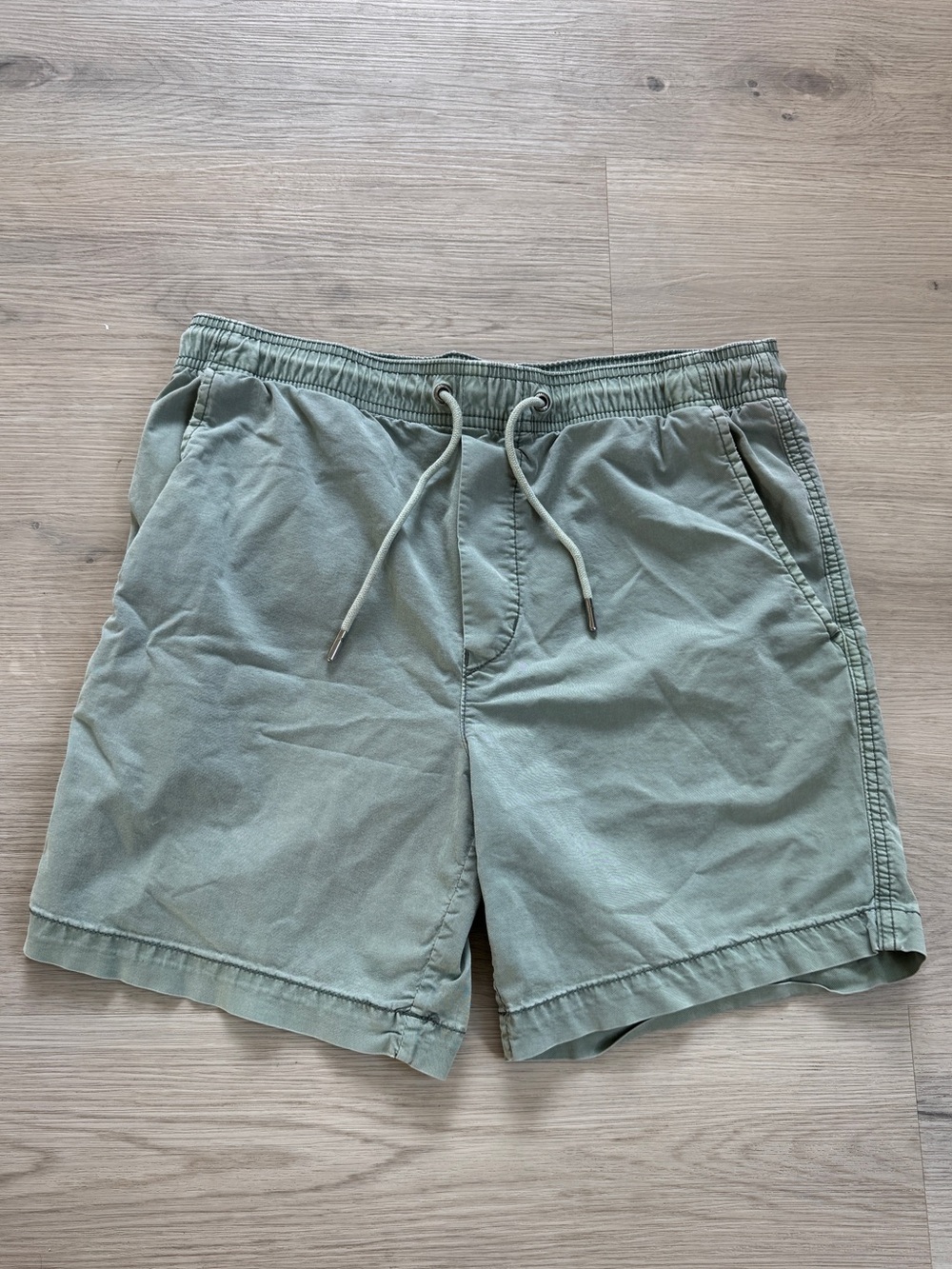 American Eagle Outfitters Men's Drawstring Shorts in Sage